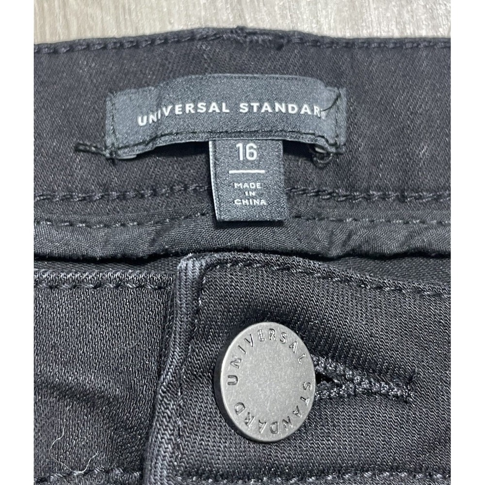 Universal Standard Black High Rise Women Jeans - Picture 5 of 8